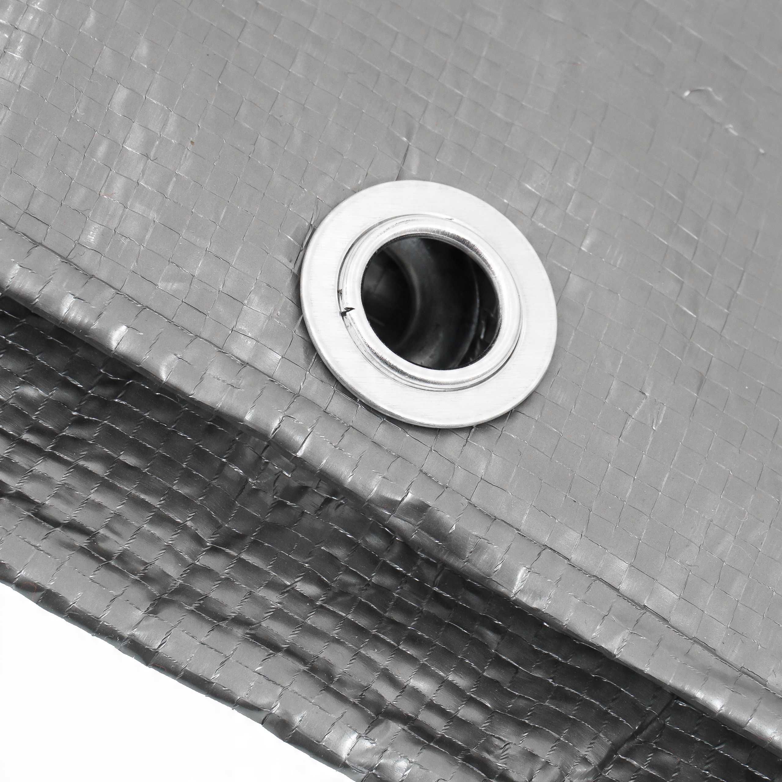 Plandeka płachta ochronna PE 5x8m 120g  MOCNA GRUBA UNIWERSALNA