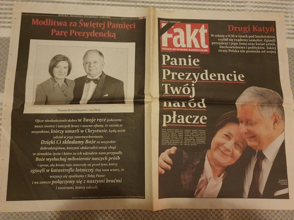 Gazeta Fakt z 11.04.2010r.