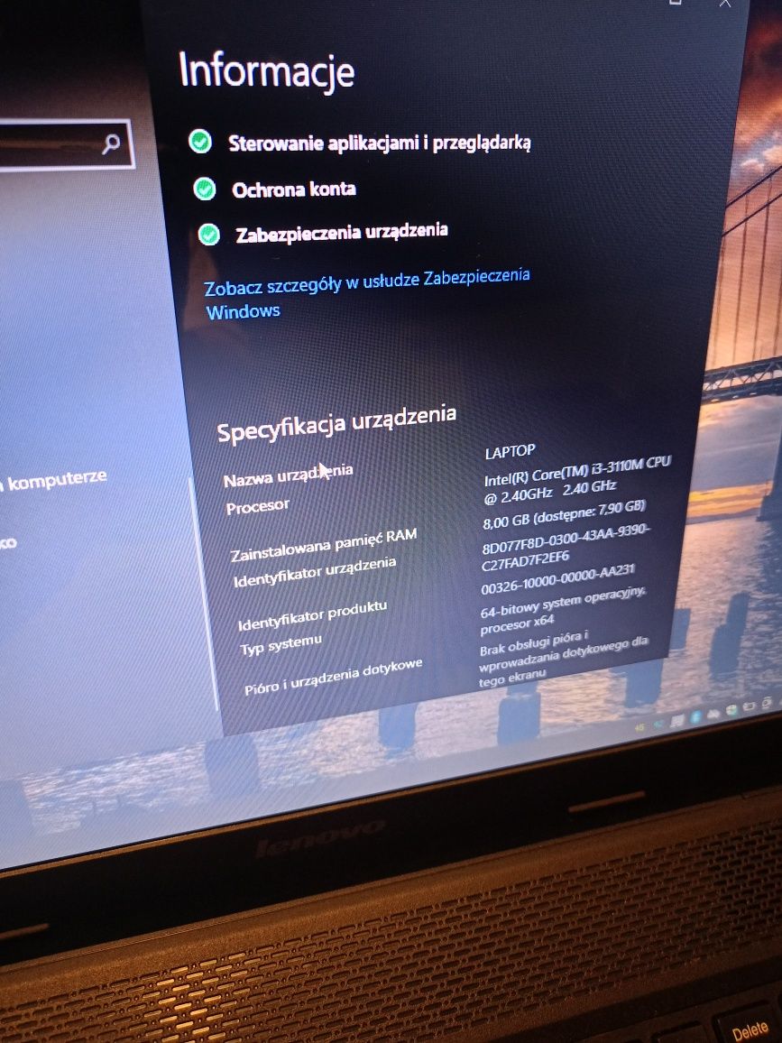 Lenovo g500 i3 2,4ghz dysk 1terabajt  zasilacz do wszystkiego szybki