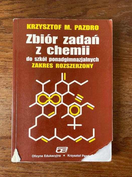 Zbiór zadań z chemii Pazdro zakres rozszerzony