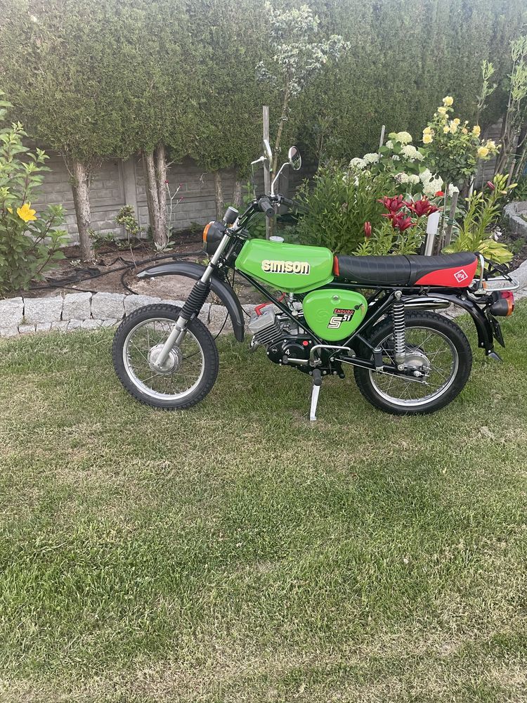 Sprzedam Simsona S51 Enduro 60 cm3 84r 4 biegi Simson 50 motorower