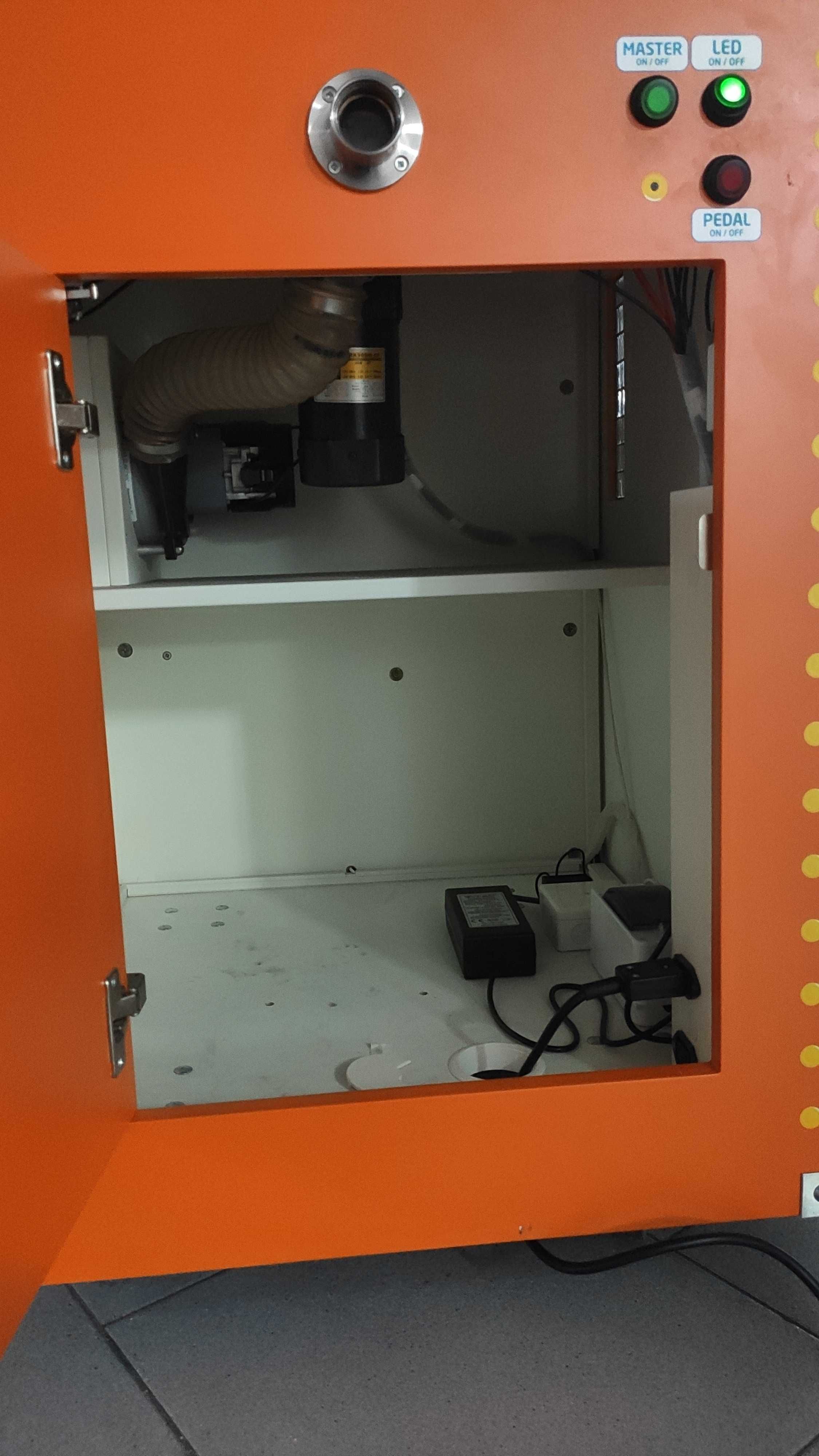 Máquina de enchimento de fibra em forma de Comboio expositor