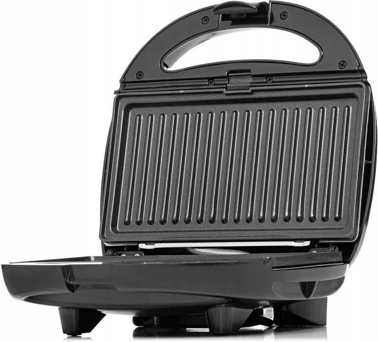 Opiekacz Toster Gofrownica Grill 5W1 - 1200 W (srebrny/szary) !
