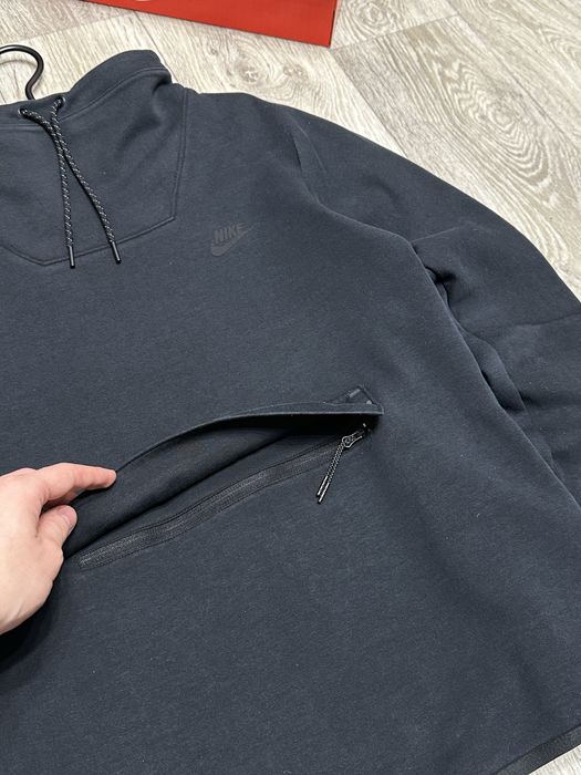 толстовка Nike Tech Fleece с воротником-трубой и карманом-кенгуру