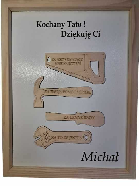 Ramka prezent na Dzień Ojca