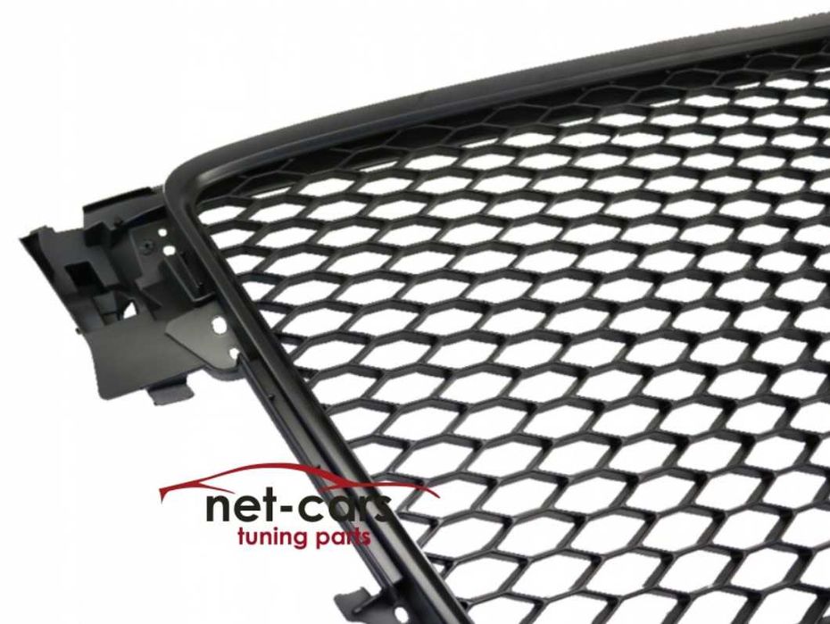 Grill AUDI A4 B8 08-11 wzór RS czarny mat