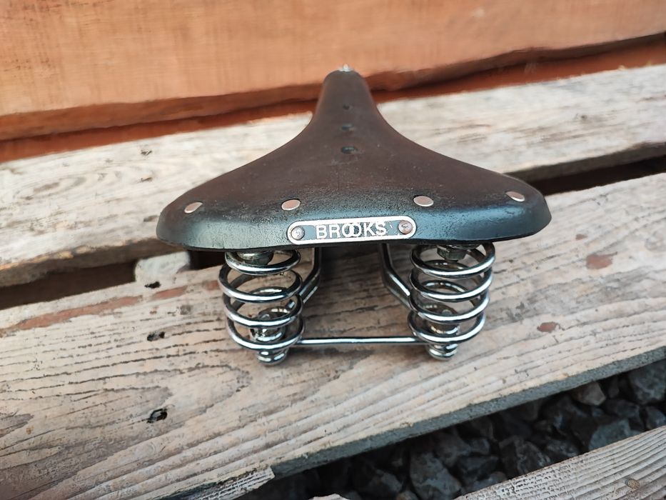 Siodełko rowerowe Brooks B66S skóra Made in Engkand Retro MTB