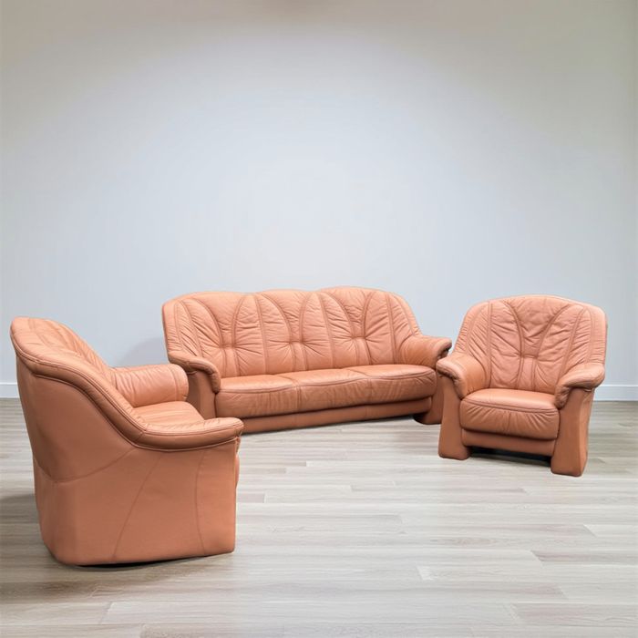 Шкіряний гарнітур,  шкіряний диван, набір диванів 3 2 1