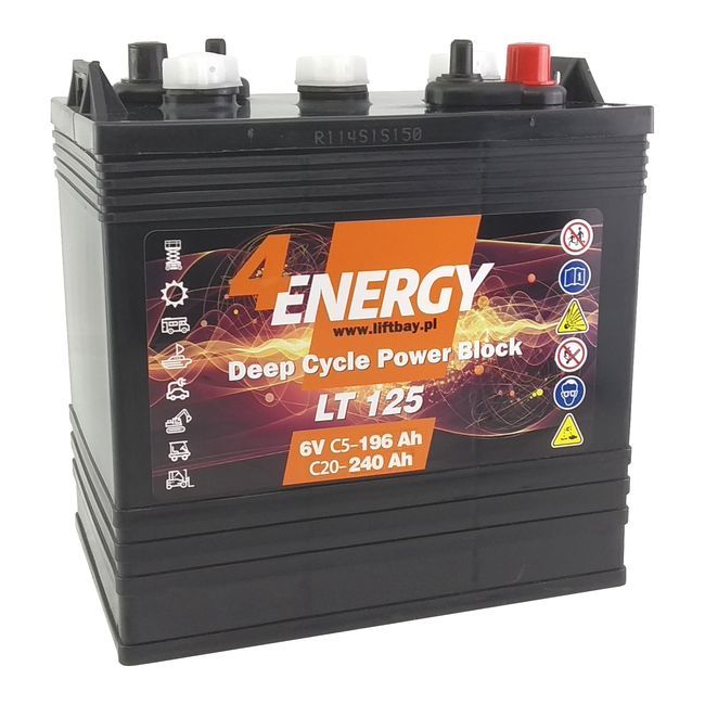Akumulator trakcyjny 4ENERGY LT125 6V 240Ah jak Trojan T125 UsBattery