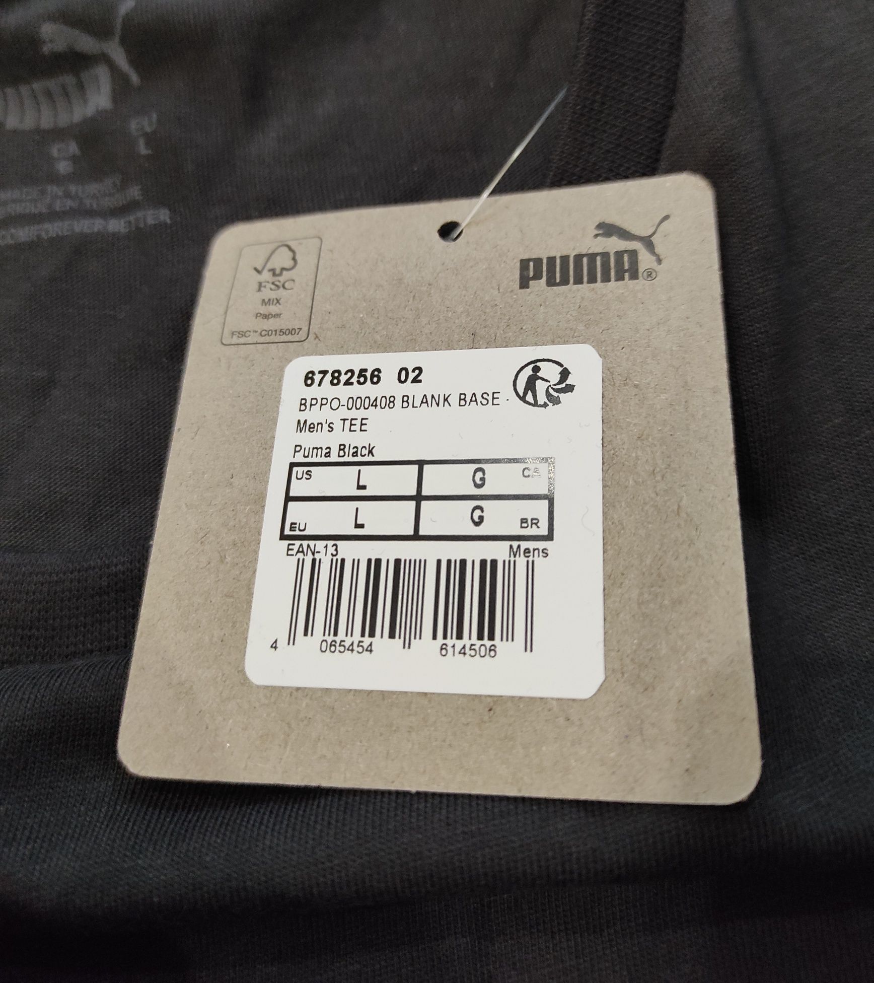L Puma cotton чоловіча оригінальна футболка
