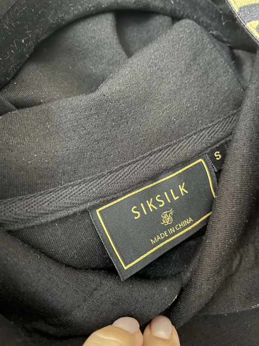 Толстовка чорна siksilk, розмір s