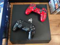 Konsola Playstation PS4 Pro CUH-7216B 1TB, 2x Pad, Gry