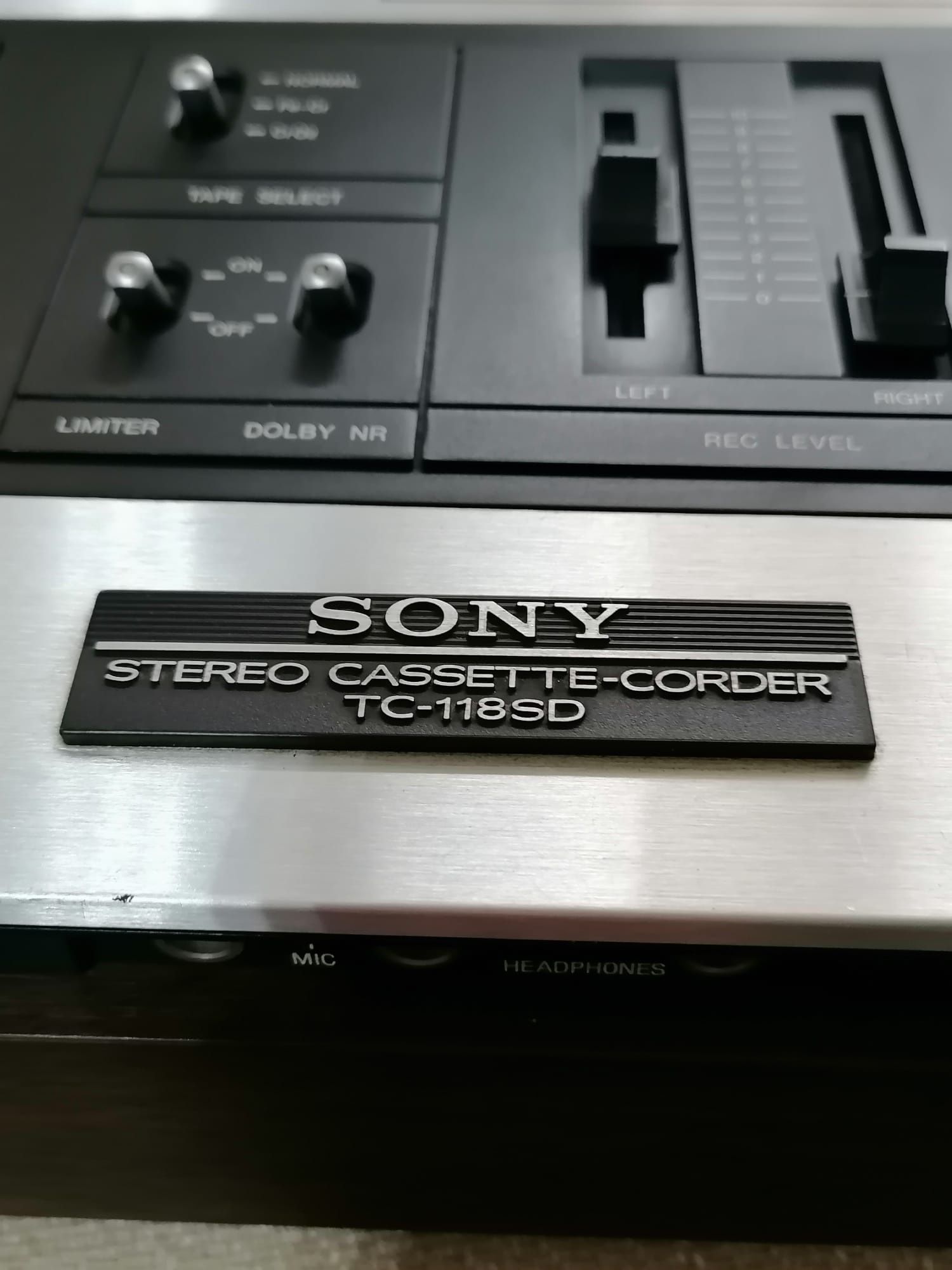 Sony tc 118sd  impecável