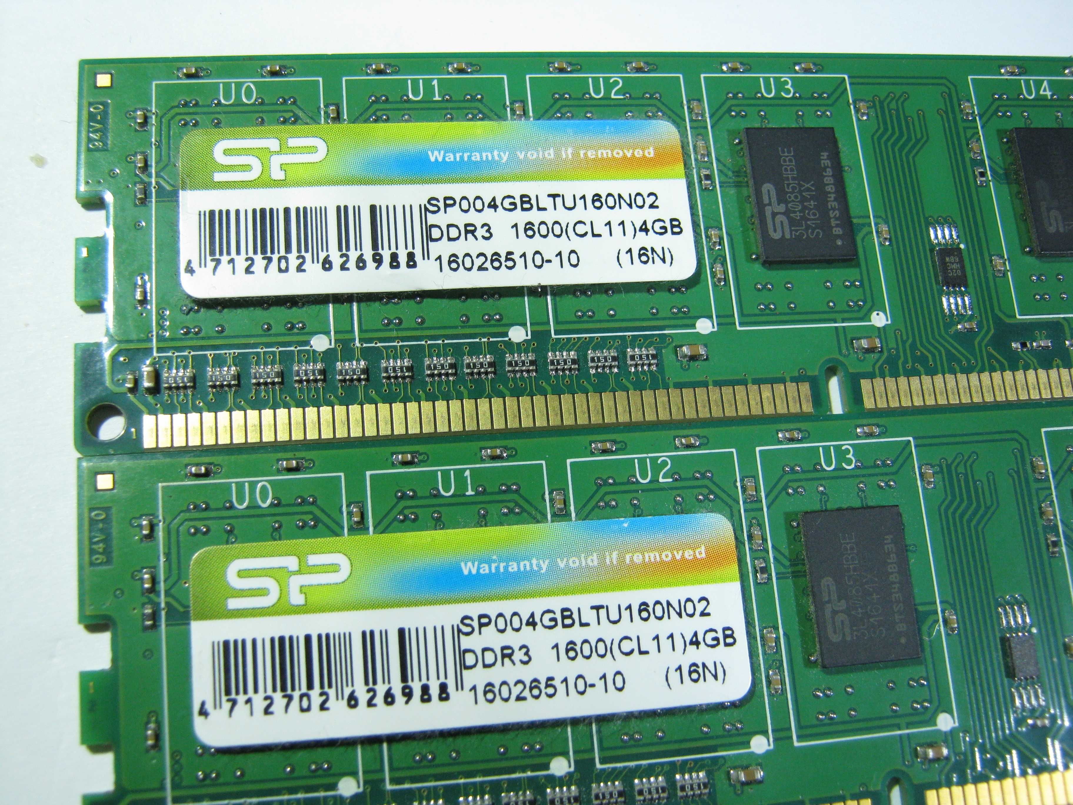 DDR3 4GB  різні виробники