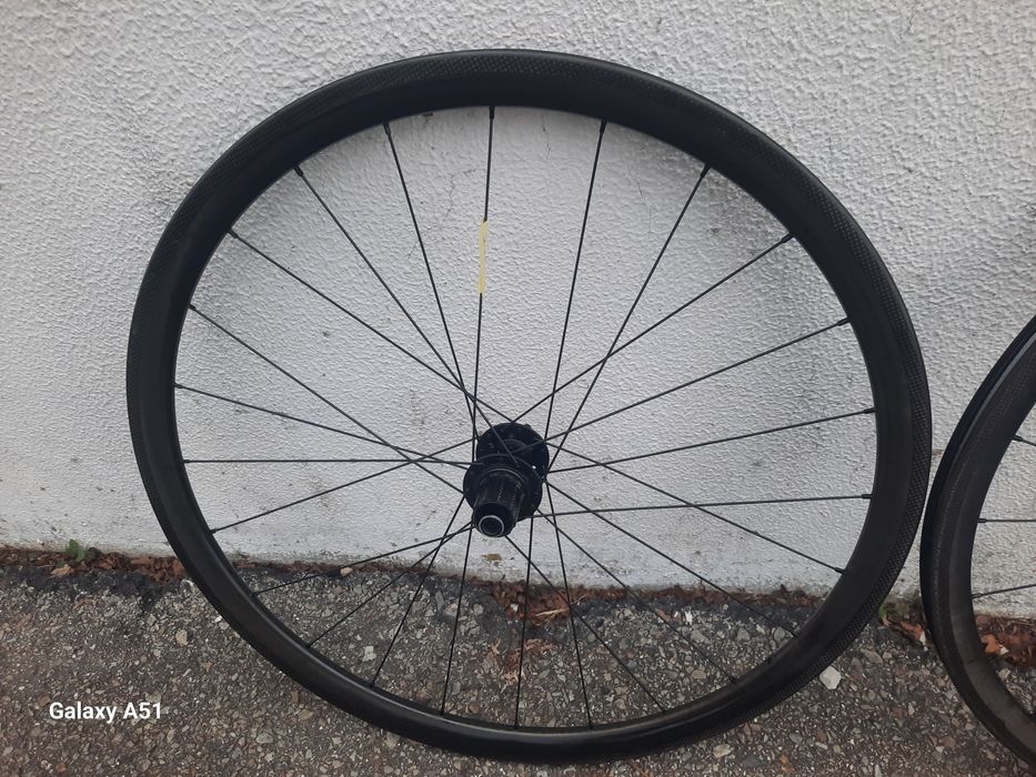 Rodas de carbono de disco perfil 35