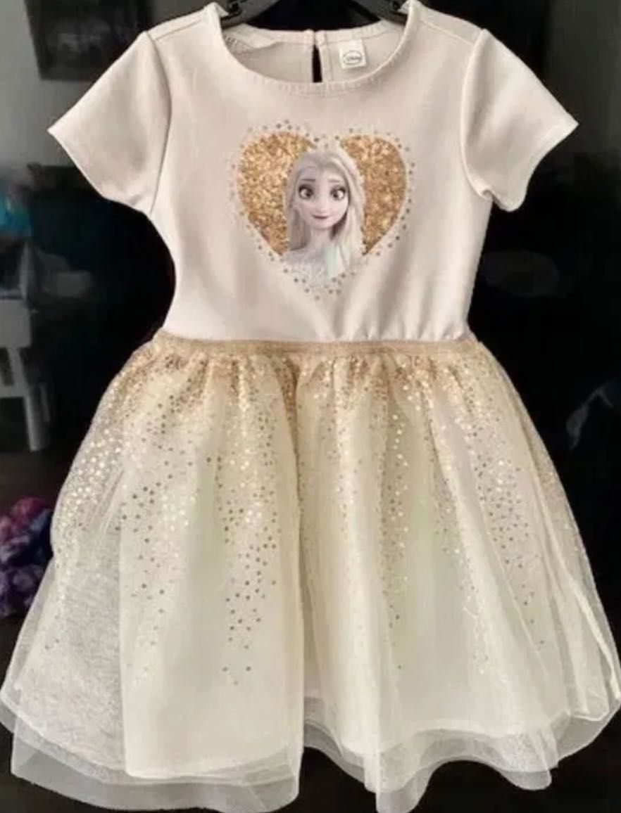 Elsa, Elza, Kraina lodu, Frozen sukienka z tiulem, CEKINY NOWA HM
