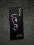 Napis love led rożowy