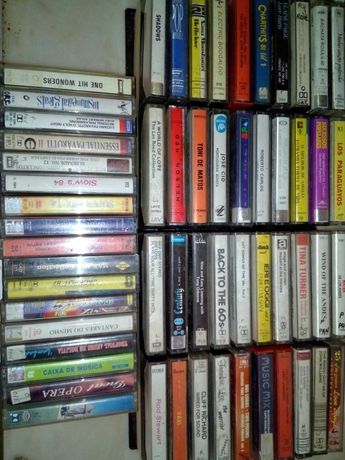 Coleção de cassetes de música