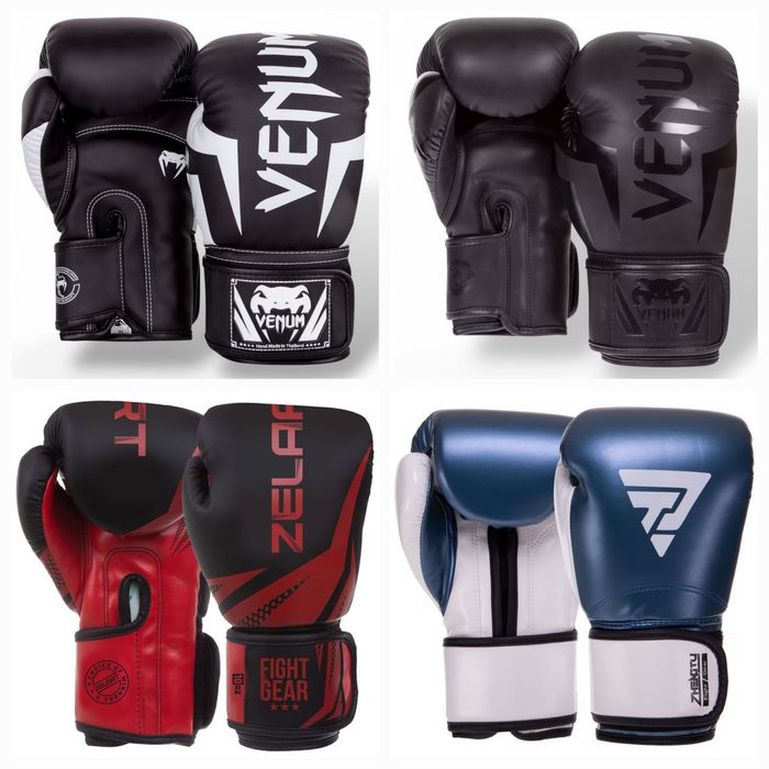Рукавички Venum бокс кікбоксинг ММА перчатки боксерские 8 10 12 14