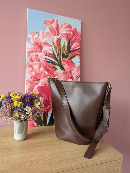 Жіночий шопер еко-шкіра коричневий