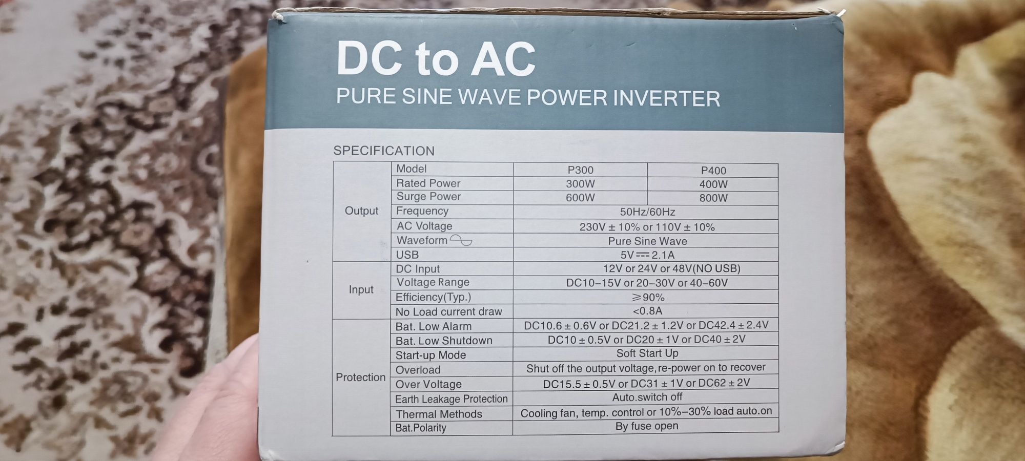 Инвертор 12/ 220v чистый синус
