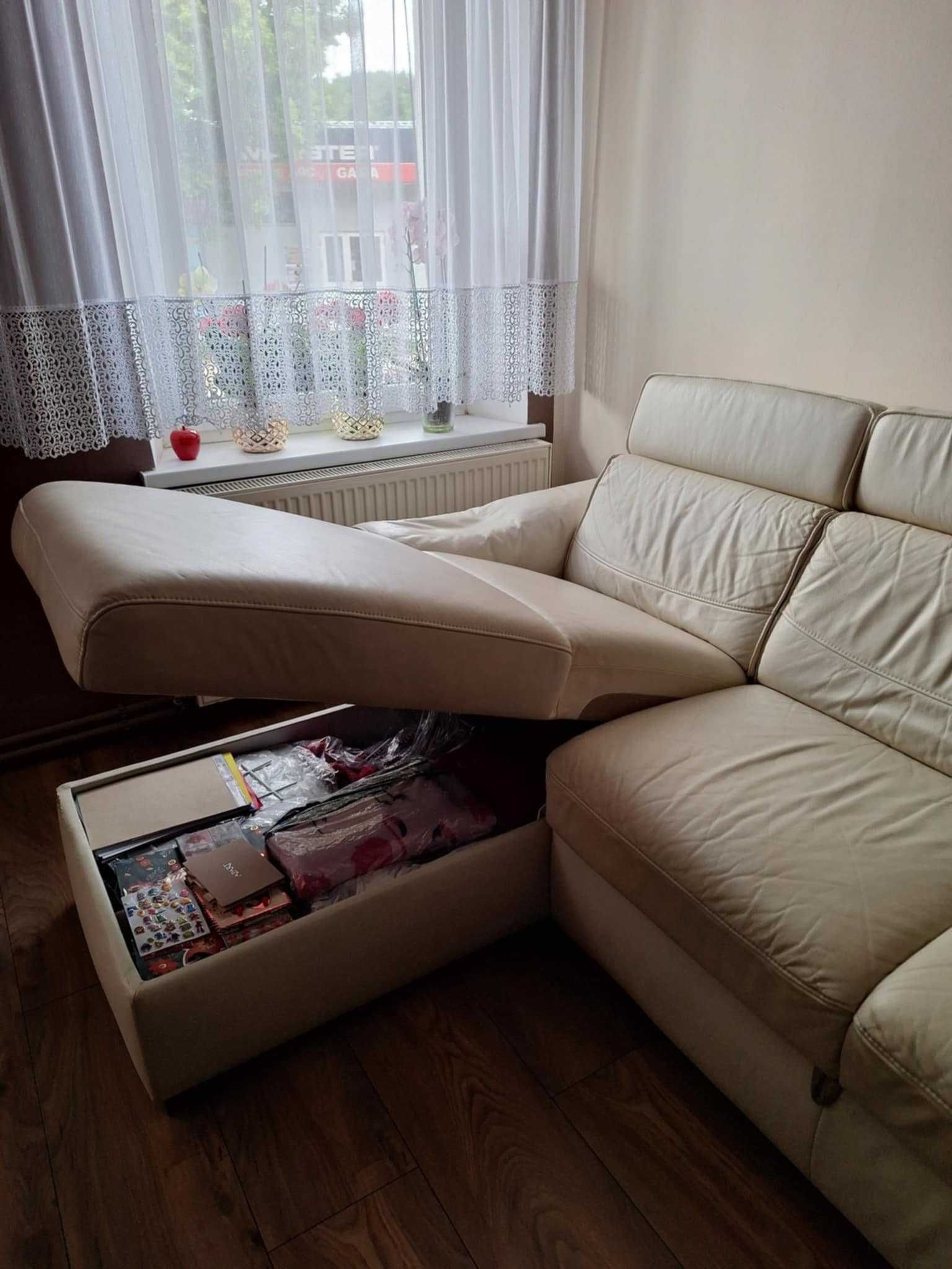 Narożnik pokojowy skórzany
