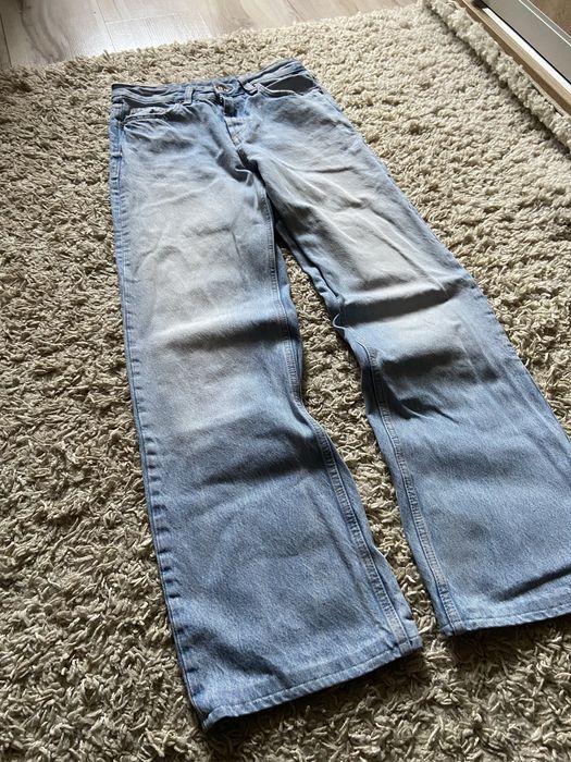 джинсы zara flared heans