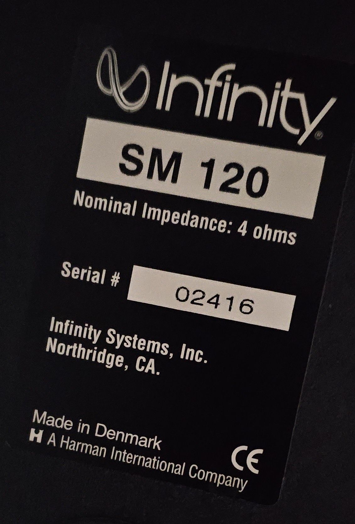 Zwrotnice 4Ohm Infinity SM120