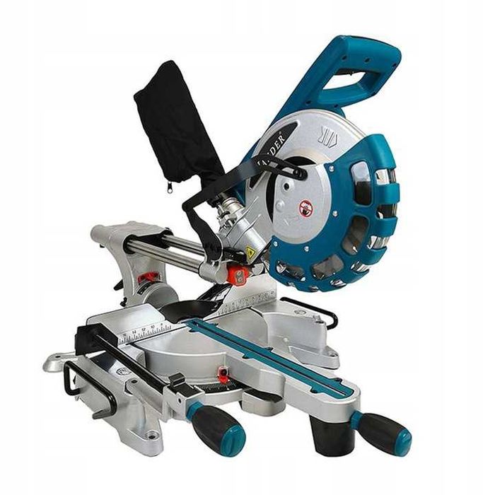Piła Ukośnica do Drewna z Posuwem z Laserem Pilarka 2000W 255mm Vander