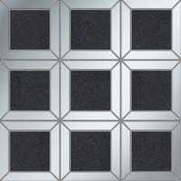 Tubądzin Lucid Square Black 298 mm x 298 mm