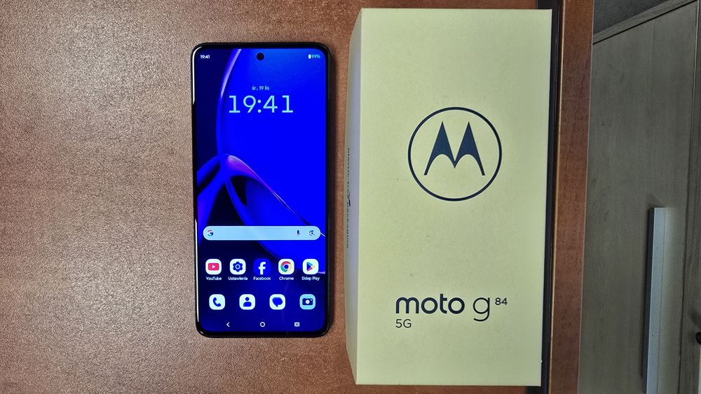 Motorola Moto G84 5G Dual Sim 256GB/12GB RAM granatowa, jak nowa, gw.