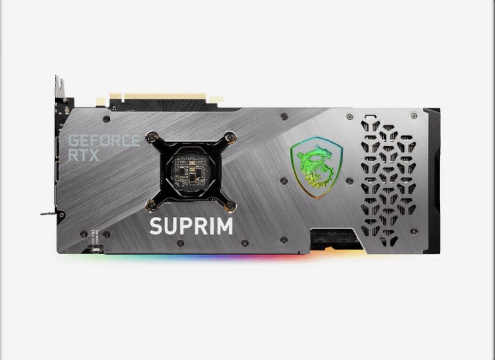 Nowa MSI GeForce RTX 3070 Suprim X 8 GB, komputer, karta graficzna!