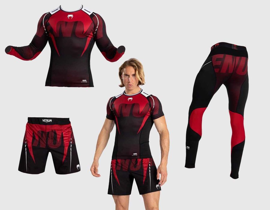 Комплект Venum Adrenaline 4 в 1 рашгард, леггинсы, футболка и шорты!