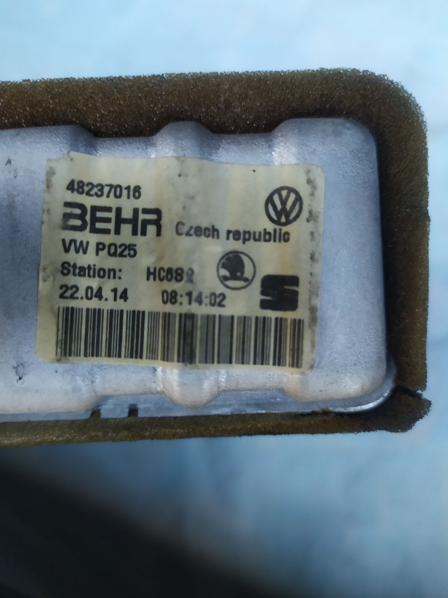 Радиатор отопителя,печки VAG,Skoda,Seat,Volkswagen 48237016