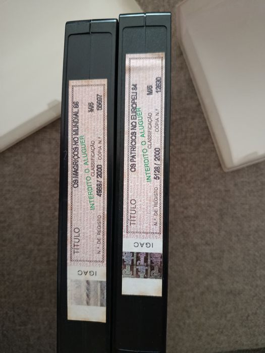 VHS - Seleção Portuguesa - Mundial 66 e Europeu 84