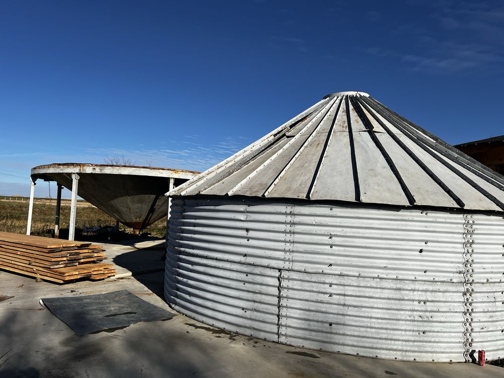 Silos zbożowy lejowy 150 ton