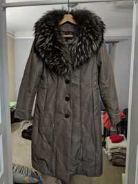 Женское пальто с мехом