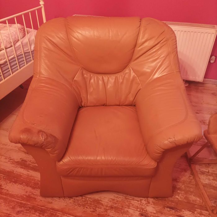 Oddam fotel skórzany