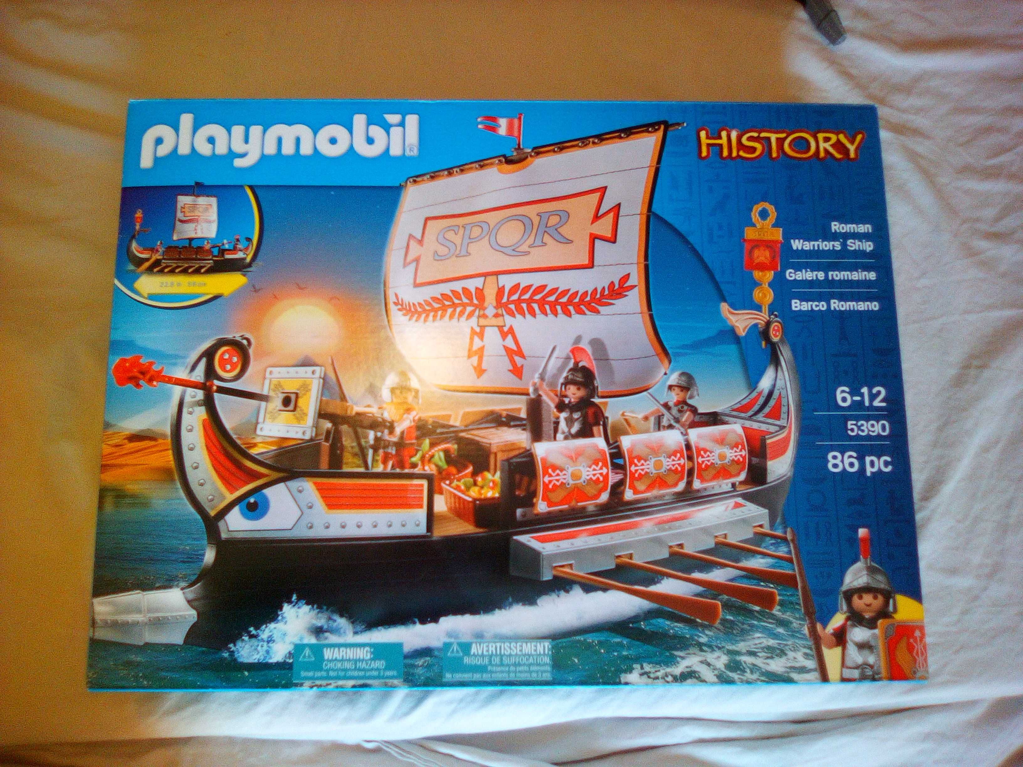 PLAYMOBIL Galera Romana 5390 com extras