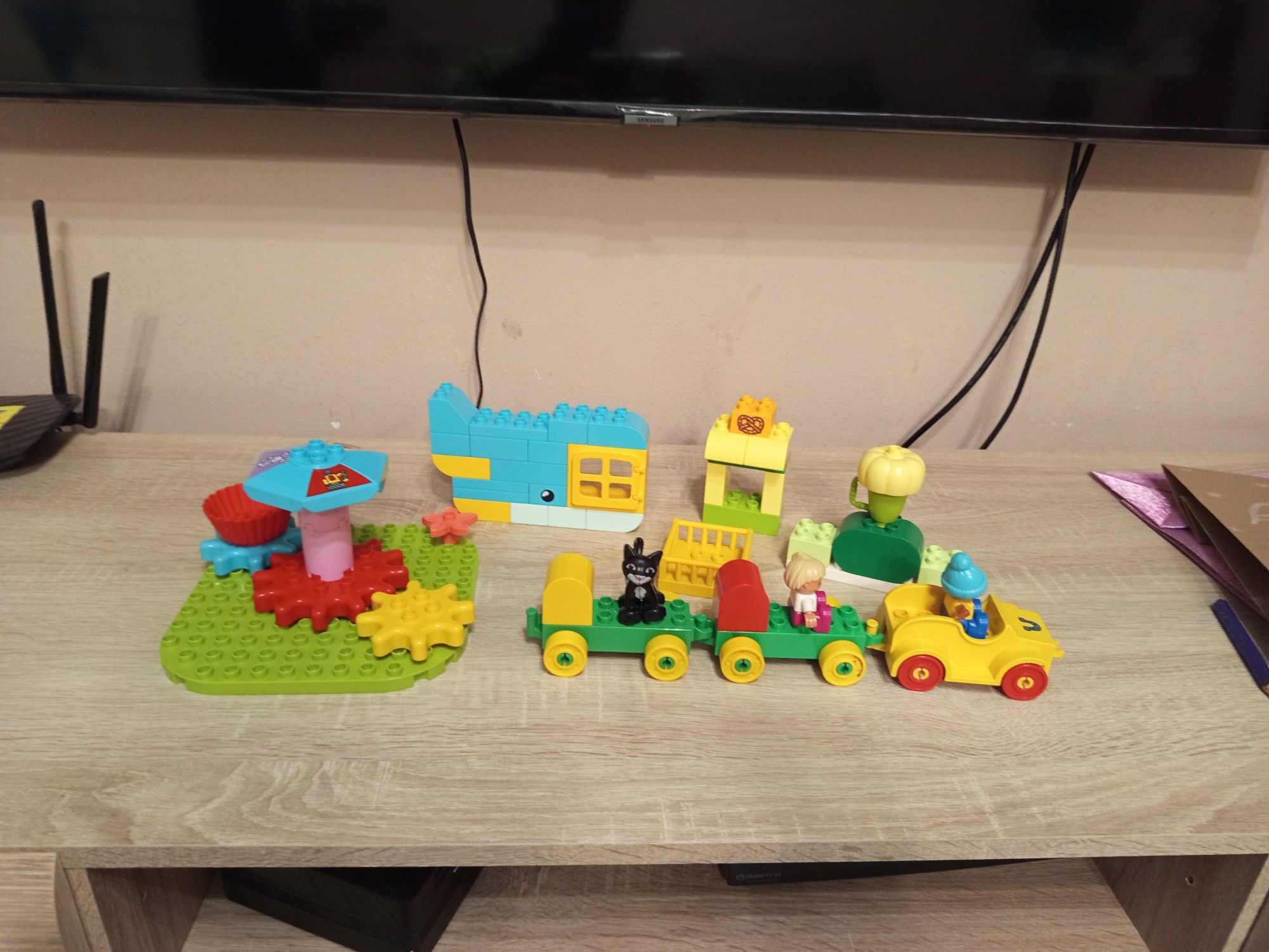 Lego duplo wielki plac zabaw, ciuchcia karuzela