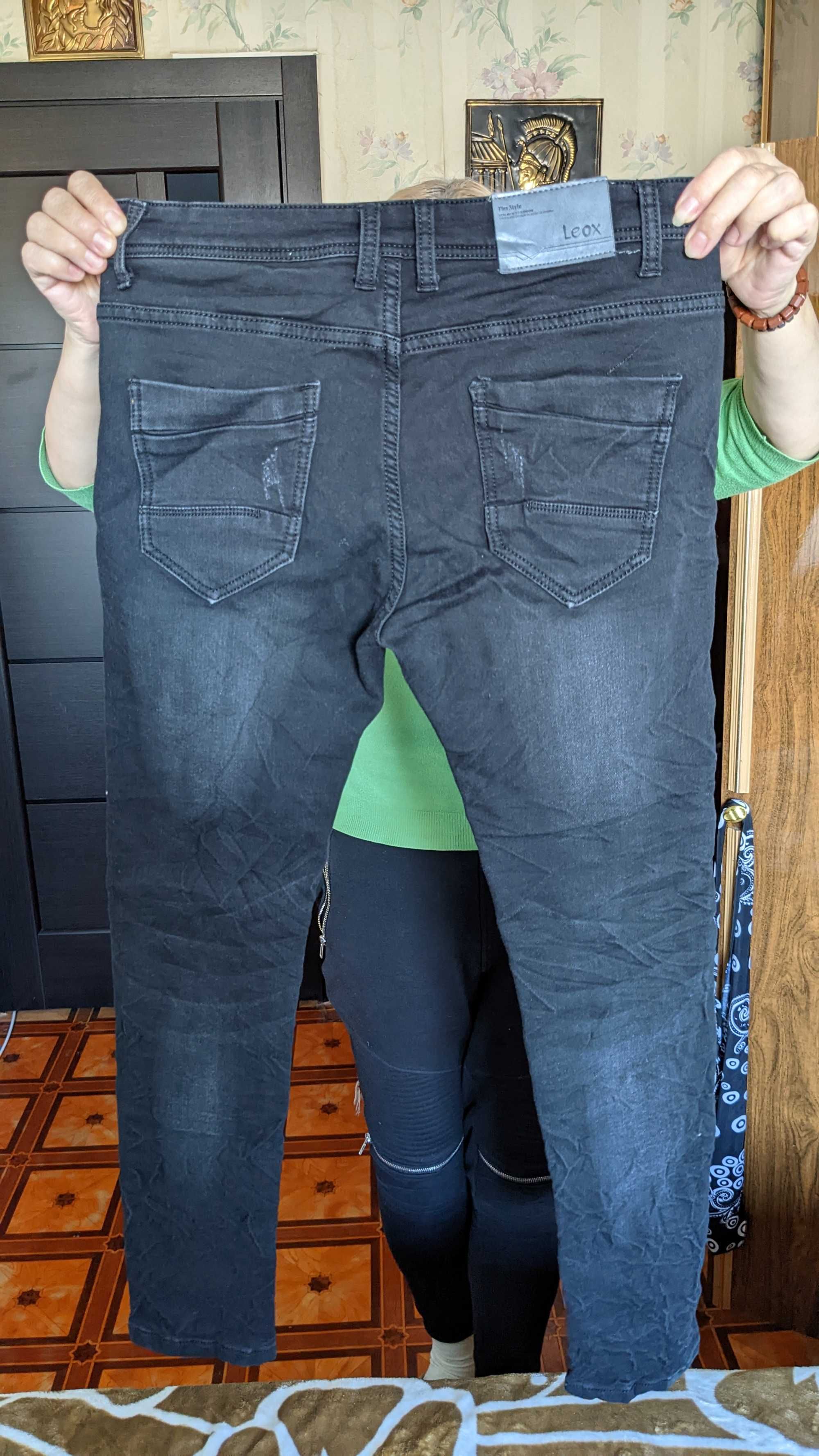 Мужские джинсы Leox, w32 штаны, брюки