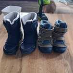Buty sniegowce 2 pary adidas Quechua 27 28