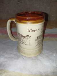 Stary ceramiczny kufel Niagara Falls  Canada 11 cm