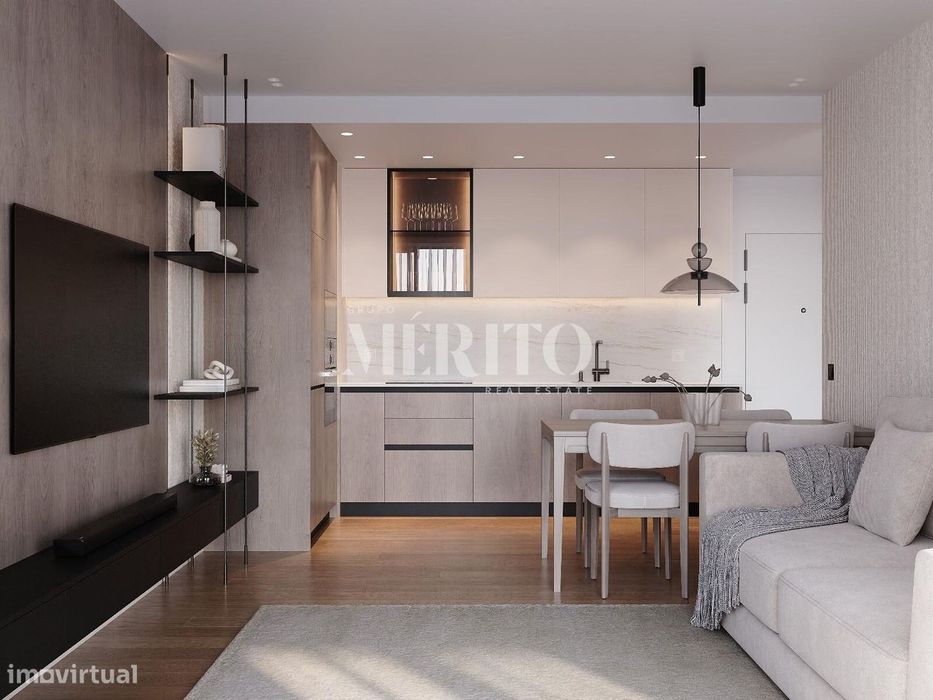Apartamento T1 Novo junto ao cento da cidade de Braga