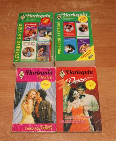 Harlequin Desire zestaw 4 książek