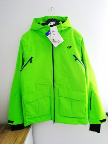 4F Nowa Kurtka M płaszcz 20000 NeoDry zielona zimowa narciarska