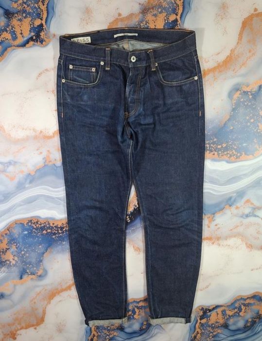 Джинсы Reiss Selvedge слим фит штаны Drake