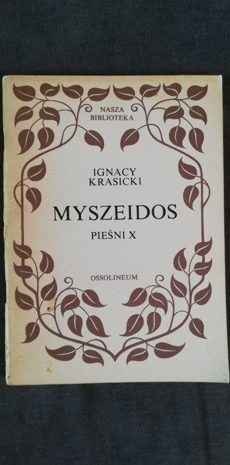 Myszeidos pieśni X-Ignacy Krasicki