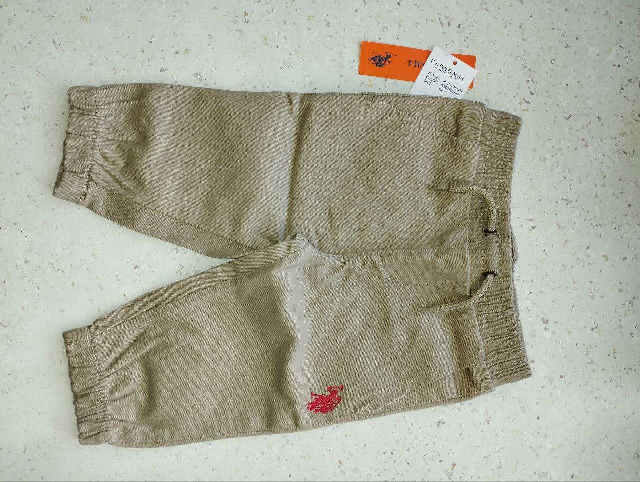 Новые оригинальные брюки-джоггеры U.S. Polo Assn. р. 12М на 6-12мес.