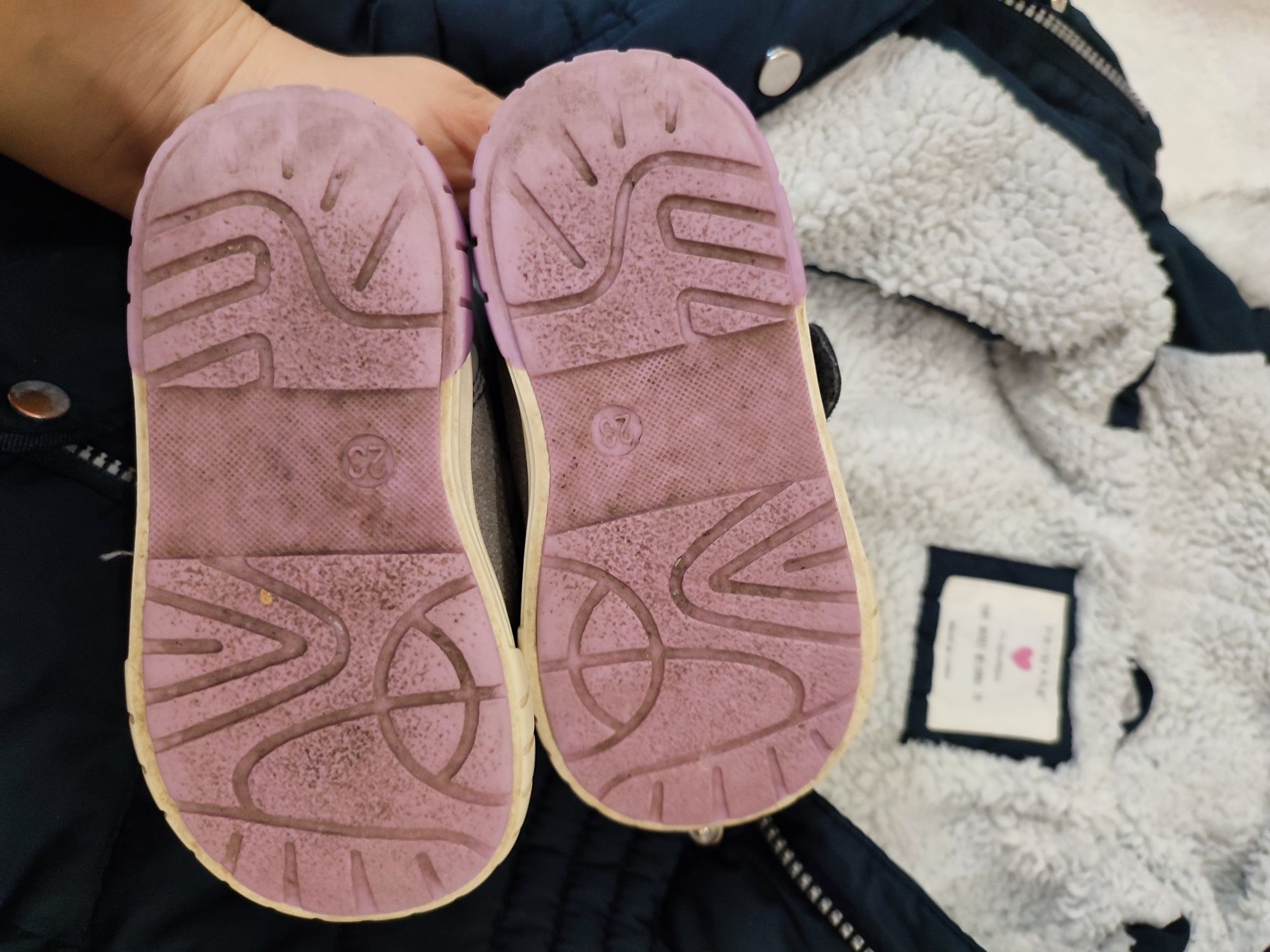 Komplet zimowy kurtka buty